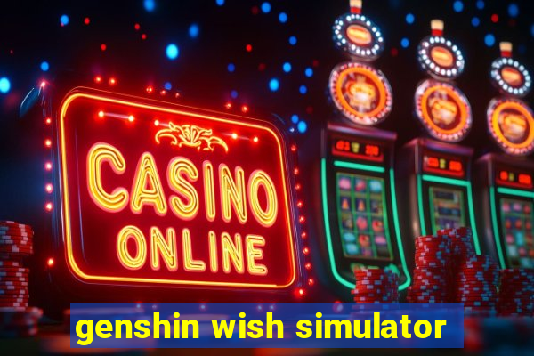 genshin wish simulator